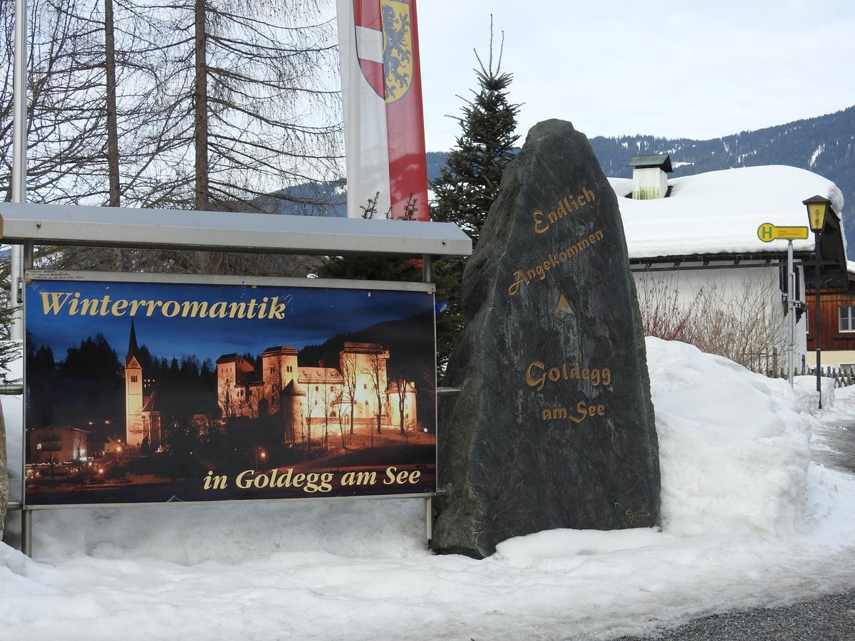 Ferienwohnung Bergschlössl Goldegg im Pongau Exterior foto